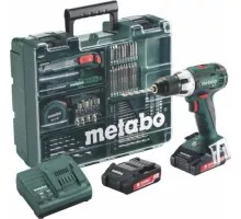 Аккумуляторный шуруповерт METABO BS 18 LT 2x2,0 Ач, с набором оснастки 602102600