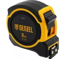 Рулетка Denzel 8мх25мм двухкомп. корпус, магнитный обрез. зацеп 31533