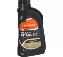 Масло для 4-тактных бензиновых двигателей PATRIOT G-Motion SAE 5W30 4Т ARCTIC полусинт. 1 л 850030100
