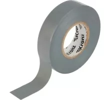 Изолента KRANZ KR-09-2808 ПВХ профессиональная 0,18х19 мм х20 м, серая
