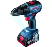 Дрель-шуруповерт аккумуляторная BOSCH GSR 18 V-50 06019H5020 L-Case, 2х2,0 Ач