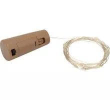 Гирлянда Neon-Night РОСА с пробкой 2 м, 20 LED теплое белое свечение 302-026