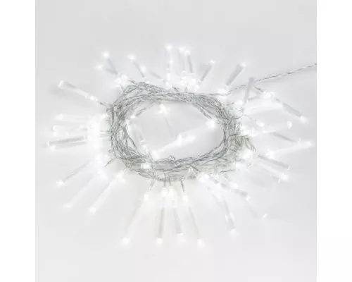 Гирлянда светодиодная NEON-NIGHT Кисточки 48 LED белые 5 м [303-035]