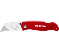 Нож складной WORKPRO WP211002 со сменными лезвиями