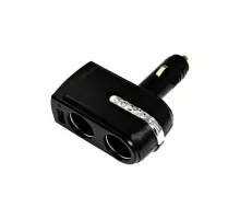 Разветвитель автоприкуривателя REXANT 16-0238 2 гнезда 1хUSB (5B, 1000мА)