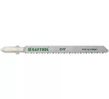 Пилки по дереву KRAFTOOL T101B чистый рез, шаг 2,5мм, 75мм, 2 шт. 159511-2,5