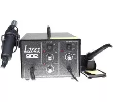 Паяльная станция LUKEY 902 фен + антистатический паяльник 12-0045-4