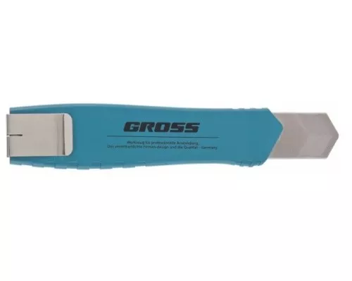 Нож строительный GROSS 78896 195 мм, выдв., сегм., лезвие 25 мм Нож строительный GROSS 78896 195 мм, выдв., сегм., лезвие 25 мм