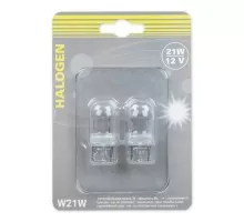 Лампа галогеновая GANZ GIP06062 12V W21W 21W W3x16d 2 шт.