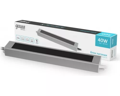 Блок питания GAUSS BT522 basic 12v 40w ip67