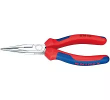 Круглогубцы с плоскими губками и режущими кромками KNIPEX 2505140 140 мм KN-2505140