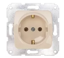 Розетка Kranz DEA-P DEA 1-ая с/з с/у 16а мех. беж  KR-78-0241