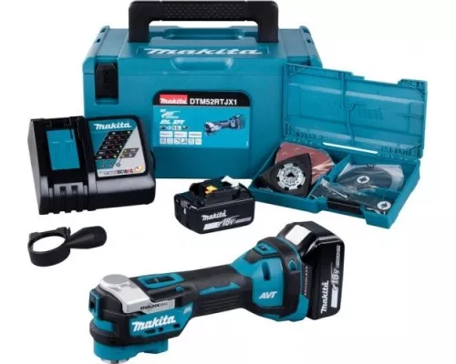 Многофункциональный инструмент аккумуляторный MAKITA DTM52RTJX1 Многофункциональный инструмент аккумуляторный MAKITA DTM52RTJX1