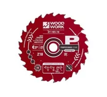Пильный диск по дереву WOODWORK 165x1,6/1,1x20 Z=18 A=18 27.165.18