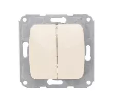 Выключатель Kranz DEA-B DEA 2кл с/у 10а мех. беж KR-78-0232