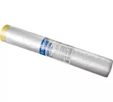 Защитная пленка ЗУБР ПРОФЕССИОНАЛ с клейкой лентой, hdpe, 10мкм, 2,7х20м 12250-270-20