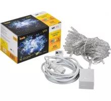 Гирлянда IEK LIGHTING нить 10м, 100 светод. GRB свет IP44, контроллер 8 сцен LGDU111-3-100-10-T-S-44