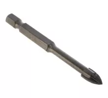 Сверло по стеклу и керамике STAYER 6 х 70мм PROFI 4х кромка, HEX 1/4 2985-06_z01