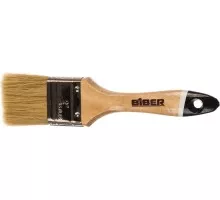 Кисть флейцевая Biber Профи 31153 натур. щетина, дер. рукоятка, 50мм Тов-001979