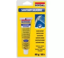 Герметик SOUDAL санитарный, прозрачный (60 гр) 120034 120034