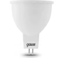 Лампа светодиодная GAUSS MR16 5w 530lm 4100k gu5.3 диммируемая led 101505205-D
