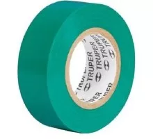 Изолента акриловая TRUPER M-22V 19 мм х 9 м, зеленая 13511