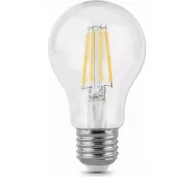 Лампа светодиодная GAUSS A60 filament а60 6w 600lm 2700к е27 led 102802106
