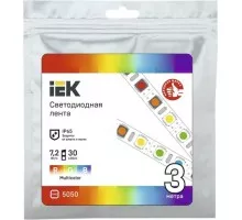Лента светодиодная IEK LSR-5050RGB30 7,2w 12В IP65 (3 м) LSR2-3-030-65-3-03
