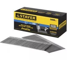 Гвозди для скобозабивателя STAYER MASTER 50 мм нейлера тип 300, 5000 шт 31530-50