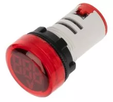 Индикатор значения напряжения REXANT 36-5000 красный VD22 70-500  (уп. 10 штук )