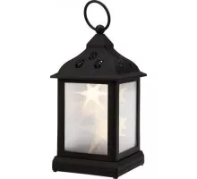 Фонарь декоративный Neon-Night с эффектом мерцания черный корпус 11х11х22,5 см, теплый белый 513-065