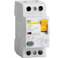 Выключатель дифференциальный (УЗО) IEK ВД1-63 2Р 25А 30мА MDV10-2-025-030