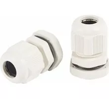Кабельный ввод REXANT PG-11, 07-8011 ( уп 100 шт )  5-10 мм серый 07-8011