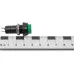 Выключатель-кнопка REXANT 250V 1 А (2с) OFF-(ON) Б/Фикс зеленая (PBS-11В) ( уп.10 штук ) 36-3042