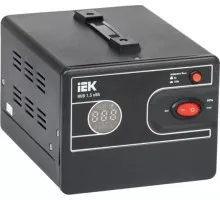 Стабилизатор напряжения однофазный IEK HUB 1.5 кВА IVS21-1-D15-13