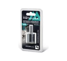 Алмазная коронка для мокрого сверления METALLICA Optima 25x55 мм #80 по стеклу, плитке 901465