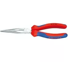 Круглогубцы с плоскими губками и режущими кромками KNIPEX 2615200 200 мм KN-2615200