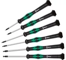 Набор отверток для электронщиков WERA Kraftform Micro 2052/6 SATZ 6TLG.   WE-118156 WE-118156