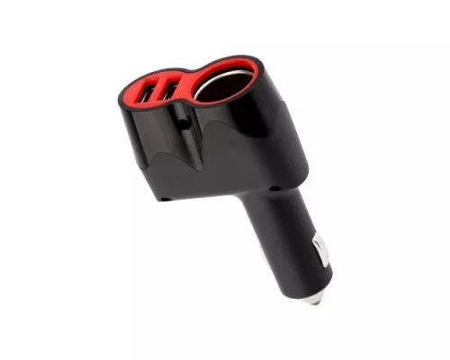 Зарядное устройство REXANT 16-0299 в прикуриватель АЗУ 2хUSB+гнездо, 12-24V, 5V,1 000mA Зарядное устройство REXANT 16-0299 в прикуриватель АЗУ 2хUSB+гнездо, 12-24V, 5V,1 000mA