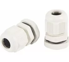 Кабельный ввод REXANT PG-9, 07-8009 ( уп 100 шт )  4-8мм серый 07-8009