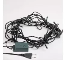 Гирлянда Neon-Night ТВИНКЛ 4м темно-зеленый ПВХ, 25 LED мульти 303-019
