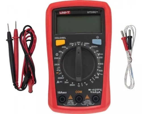 Мультиметр цифровой UNI-T UT33C портативный [13-0057]
