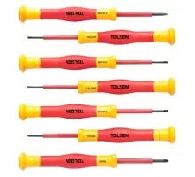 Набор отверток диэлектрических TOLSEN TTV32007 прецизионных, 7 пр.