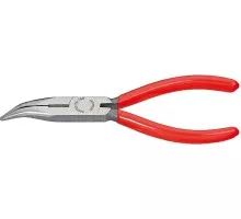 Круглогубцы с изогнутыми губками и режущими кромка KNIPEX 2521160 160 мм KN-2521160
