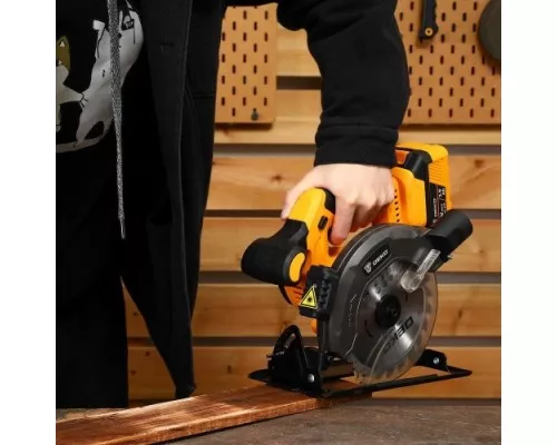 Пила циркулярная аккумуляторная DEKO DKCS20 2*3.0Ah 20в, 165мм [063-4024]