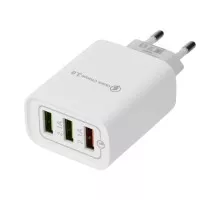 Зарядное устройство REXANT 16-0277 сетевое для iPhone/iPad 3xUSB, 5v, 3A/1A/1A, белое