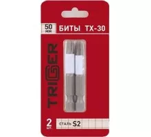 Бита для заворачивания TRIGGER 84976 ПРОФИ TORX-30 50мм (2шт.) тов-151826