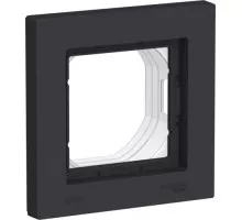 Рамка Systeme Electric AtlasDesign 1-м Aqua ip44 карбон ATN441001 ATN441001