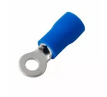 Наконечник REXANT 08-0031 ( уп 100 шт ) кольцевой изолированный ø 3.2 мм 1.5-2.5 мм² синий [08-0031]