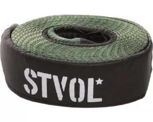 Трос буксировочный STVOL SDS07 динамический 7 т, 6 м + сумка (стропа рывковая) Трос буксировочный STVOL SDS07 динамический 7 т, 6 м + сумка (стропа рывковая)